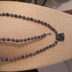 Jasper necklace and bracelet